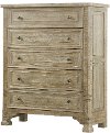 Classic Weathered Pine Chest of Drawers - Interlude II-1