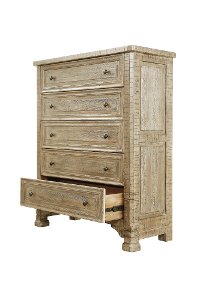 Classic Weathered Pine Chest of Drawers - Interlude II-2