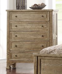 Classic Weathered Pine Chest of Drawers - Interlude II-3