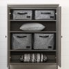 10604 Gray Maple Two-Door Armoire with Drawers - Versa -3