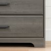 10604 Gray Maple Two-Door Armoire with Drawers - Versa -5
