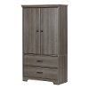 10604 Two-Door Armoire with Drawers - Versa -2