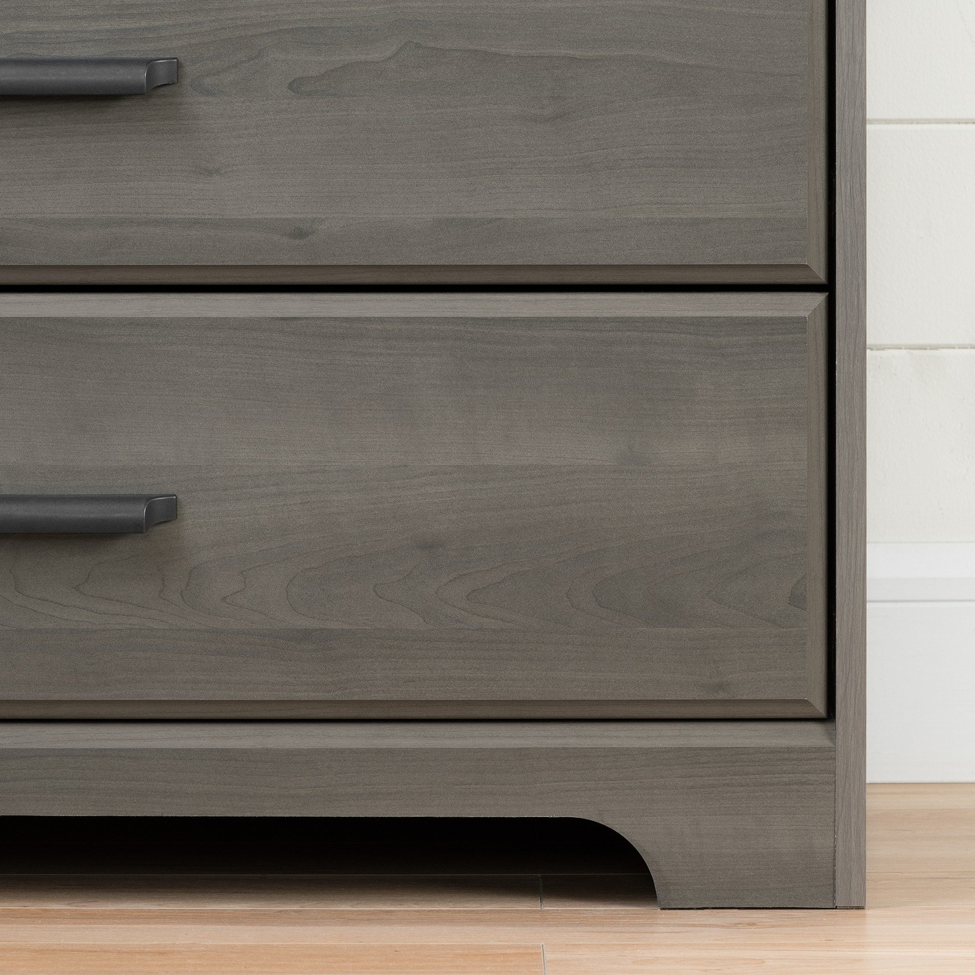 10604 Versa Gray Maple Two-Door Armoire with Drawers-5