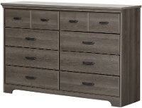 10606 Gray Maple 8-Drawer Double Dresser - Versa-5