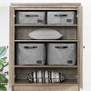 10607 Weathered Oak Two-Door Armoire with Drawers - Versa-2