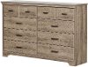 10609 8-Drawer Double Dresser - Versa -2