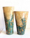 27 Inch Cobalt and Turquoise Pottery Planter