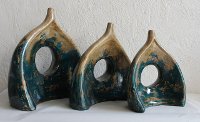 18 Inch Cobalt Turquoise Floor Jar