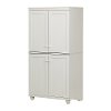 10311 White Wash 4-Door Storage Armoire - Hopedale -2
