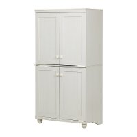 10311 White Wash 4-Door Storage Armoire - Hopedale-2