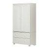 10315 White Wash Storage Armoire With 2 Drawers - Hopedale -2