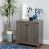 10323 Gray Maple Two-Door Storage Cabinet - Hopedale -1