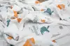 Clearance Slow and Steady Bamboo Rayon and Cotton Muslin Swaddle Blanket