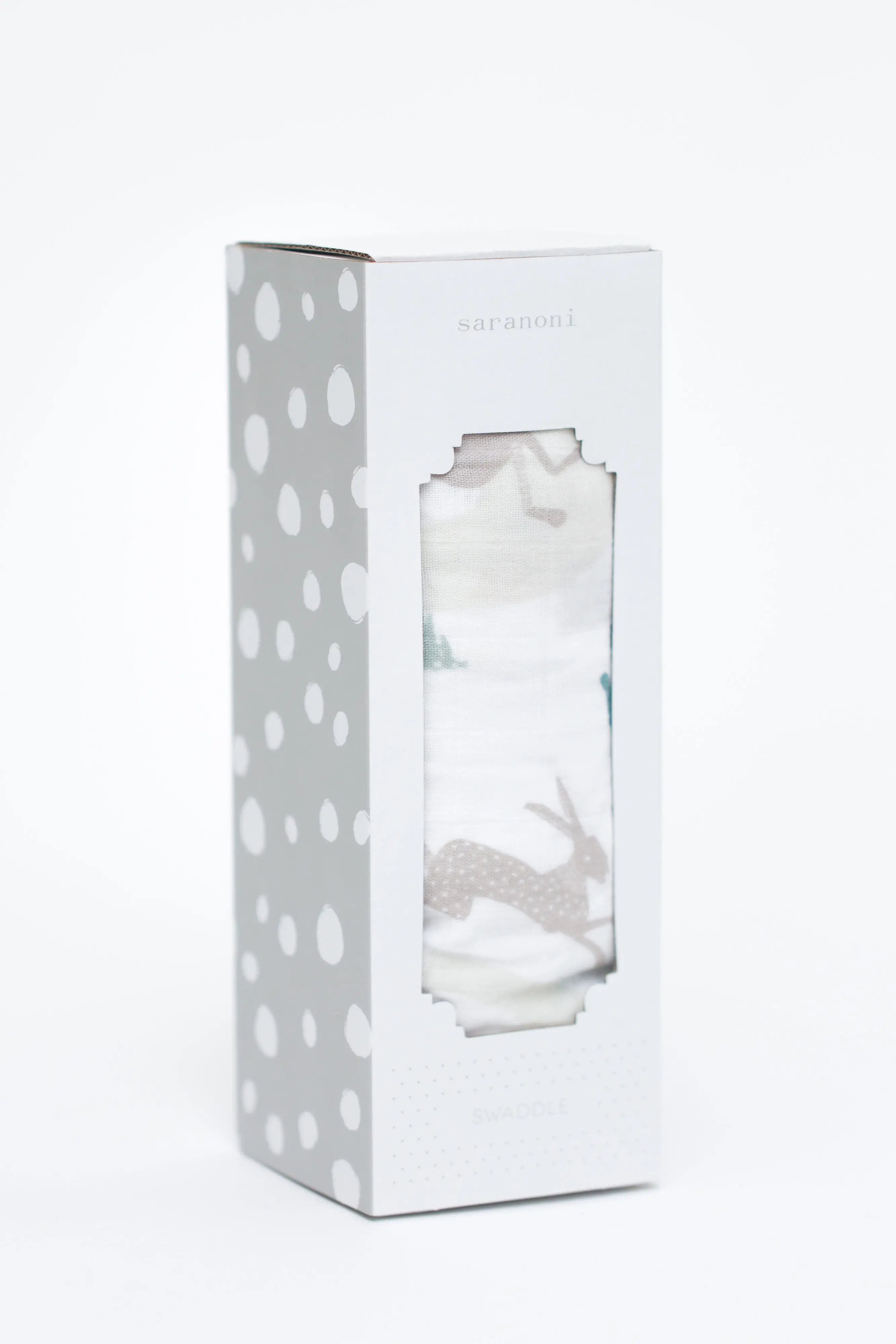 Slow and Steady Bamboo Rayon and Cotton Muslin Swaddle Blanket-2