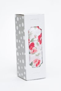 Spiced Blossom Bamboo Rayon and Cotton Muslin Swaddle Blanket