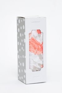 Just Peachy Bamboo Rayon and Cotton Muslin Swaddle Blanket