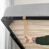 10697 Chocolate Brown Queen Storage Platform Bed - Step One-5