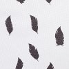100213 White & Gray Feather Print Laundry Hamper - Storit-3