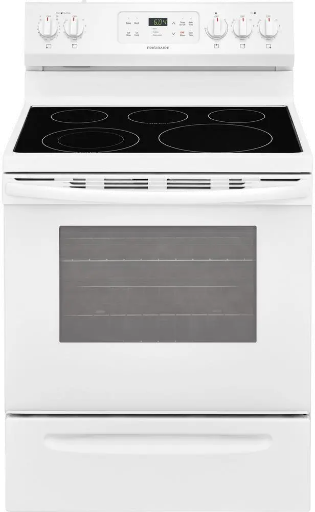 FFEF3054TW Frigidaire Electric Range with an Extra-Large Element - 5.3 cu. ft. White-1