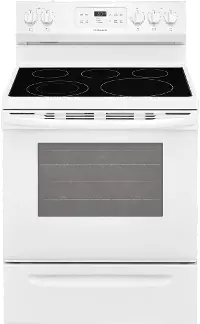 FFEF3054TW Frigidaire Electric Range with an Extra-Large Element - 5.3 cu. ft. White