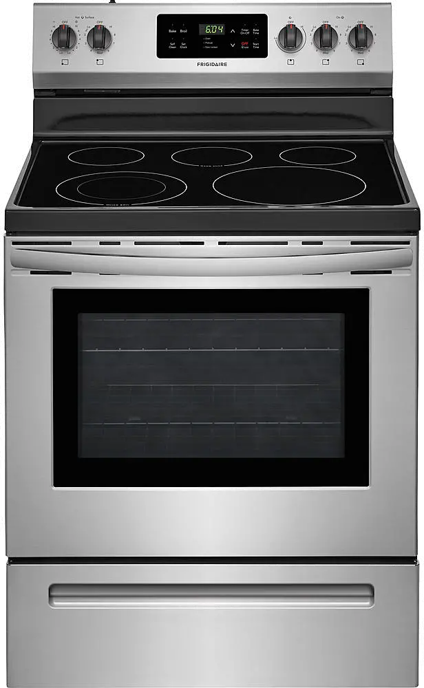 FFEF3054TS Frigidaire Electric Range with One-touch Self Clean - 5.3 cu. ft. Stainless Steel-1