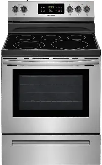 FFEF3054TS Frigidaire Electric Range with One-touch Self Clean - 5.3 cu. ft. Stainless Steel
