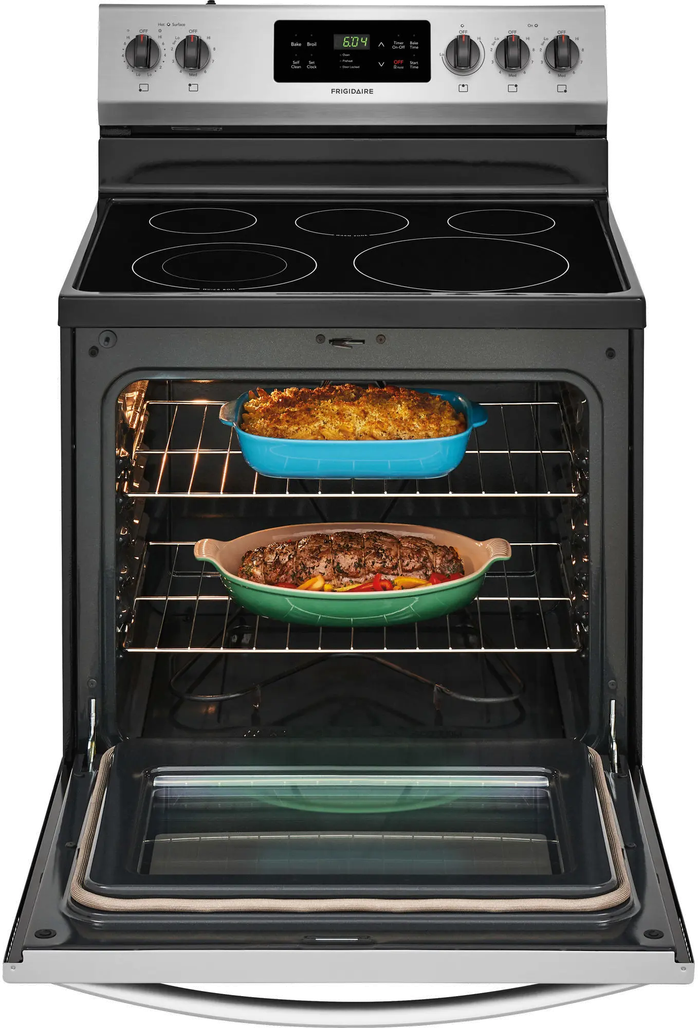 FFEF3054TS Frigidaire Electric Range with One-touch Self Clean - 5.3 cu. ft. Stainless Steel-2