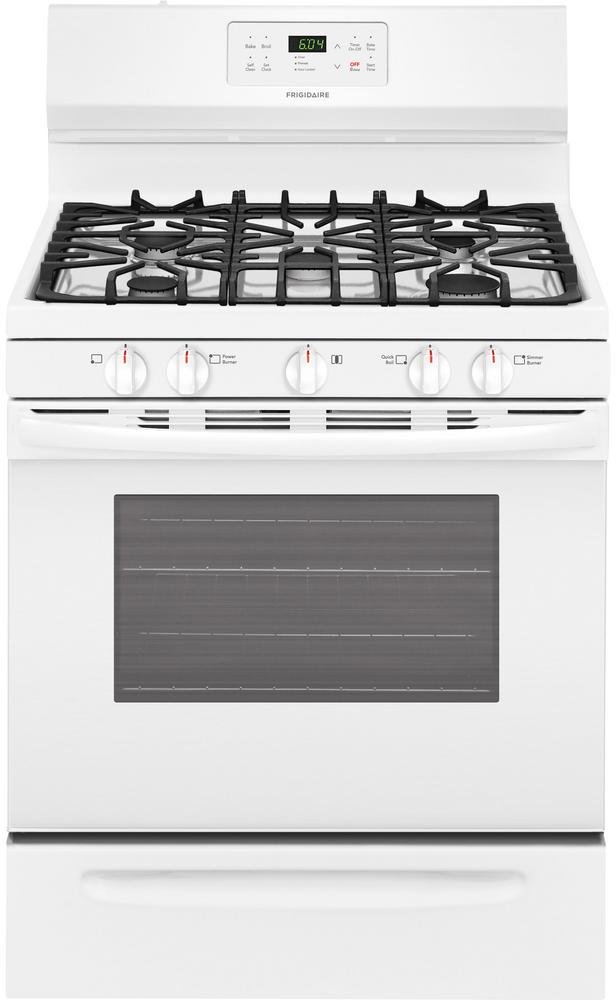 FFGF3054TW Frigidaire Gas Range - 5.0 cu. ft. White-1