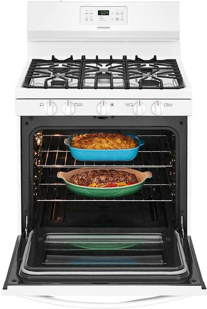 FFGF3054TW Frigidaire Gas Range - 5.0 cu. ft. White-5