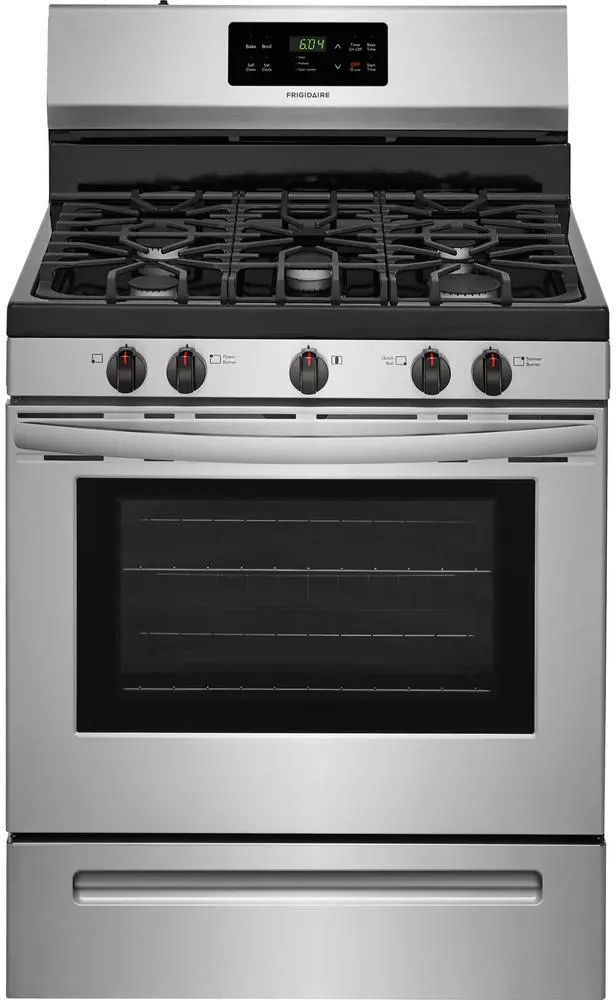 FFGF3054TS Frigidaire Gas Range with Timed Cook Option - 5.0 cu. ft. Stainless Steel-1
