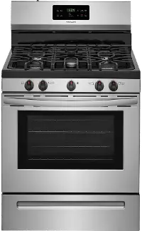 FFGF3054TS Frigidaire Gas Range with Timed Cook Option - 5.0 cu. ft. Stainless Steel