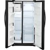 FFSS2615TE Frigidaire 22.1 cu. ft. Side-by-Side Refrigerator - 36 Inch Black-2