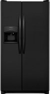 FFSS2615TE Frigidaire 25.5 cu. ft. Side-by-Side Refrigerator - 36 Inch Black