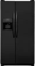 FFSS2615TE Frigidaire 25.5 cu. ft. Side-by-Side Refrigerator - 36 Inch Black