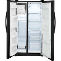 FFSS2615TE Frigidaire 25.5 cu. ft. Side-by-Side Refrigerator - 36 Inch Black-2