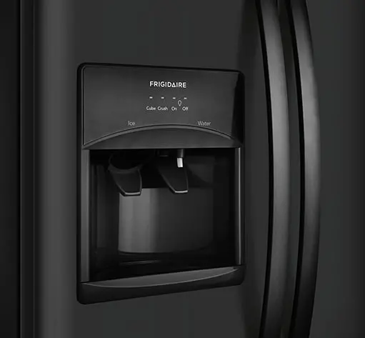 FFSS2615TE Frigidaire 25.5 cu. ft. Side-by-Side Refrigerator - 36 Inch Black-4