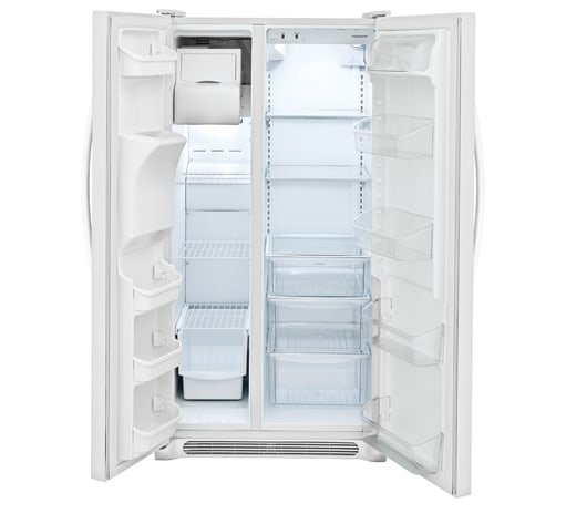 FFSS2615TP Frigidaire 25.5 cu. ft. Side-by-Side Refrigerator - 36 Inch White-2