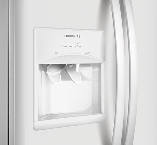 FFSS2615TP Frigidaire 25.5 cu. ft. Side-by-Side Refrigerator - 36 Inch White-4