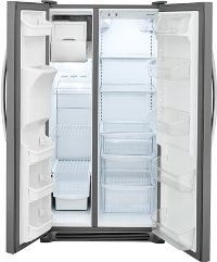 FFSS2615TS Frigidaire 22.1 cu. ft. Side-by-Side Refrigerator - 36 Inch Stainless Steel-2