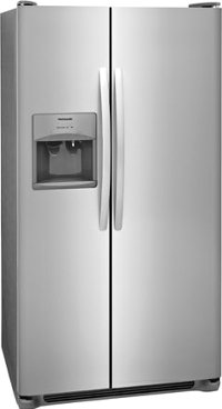 FFSS2615TS Frigidaire 25.5 cu. ft. Side-by-Side Refrigerator - 36 Inch Stainless Steel-3