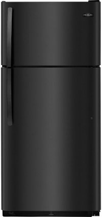 FFTR1814TB Frigidaire Top Freezer Refrigerator with Store-More Humidity-Controlled Crisper Drawers - 30 Inch Black