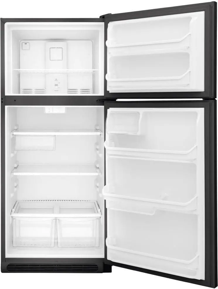 FFTR1821TB Frigidaire 18 cu ft Top Freezer Refrigerator - 30 W Black-2