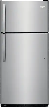 FFTR1821TS Frigidaire 18 cu ft Top Freezer Refrigerator - 30 W Stainless Steel