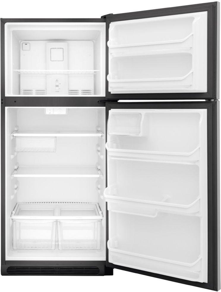 FFTR1821TS Frigidaire 18 cu ft Top Freezer Refrigerator - 30 W Stainless Steel-2