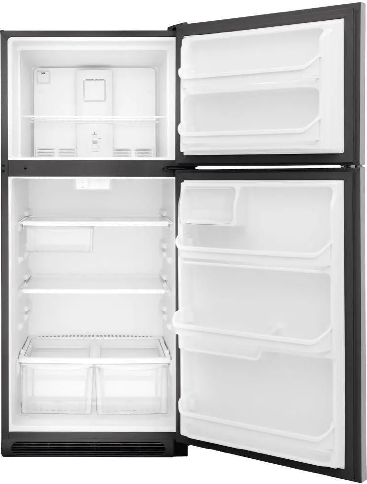 FFTR1821TS Frigidaire 18 cu ft Top Freezer Refrigerator - 30 W Stainless Steel-2