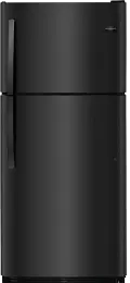 FFTR2021TB Frigidaire 20.4 cu ft Top Freezer Refrigerator - 30 W Black