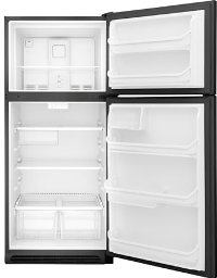 FFTR2021TB Frigidaire 20.4 cu. ft. Top Freezer Refrigerator - 30 Inch Black-2
