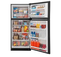 FFTR2021TB Frigidaire 20.4 cu. ft. Top Freezer Refrigerator - 30 Inch Black-4