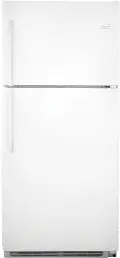 FFTR2021TW Frigidaire 20.4 cu ft Top Freezer Refrigerator - 30 W White