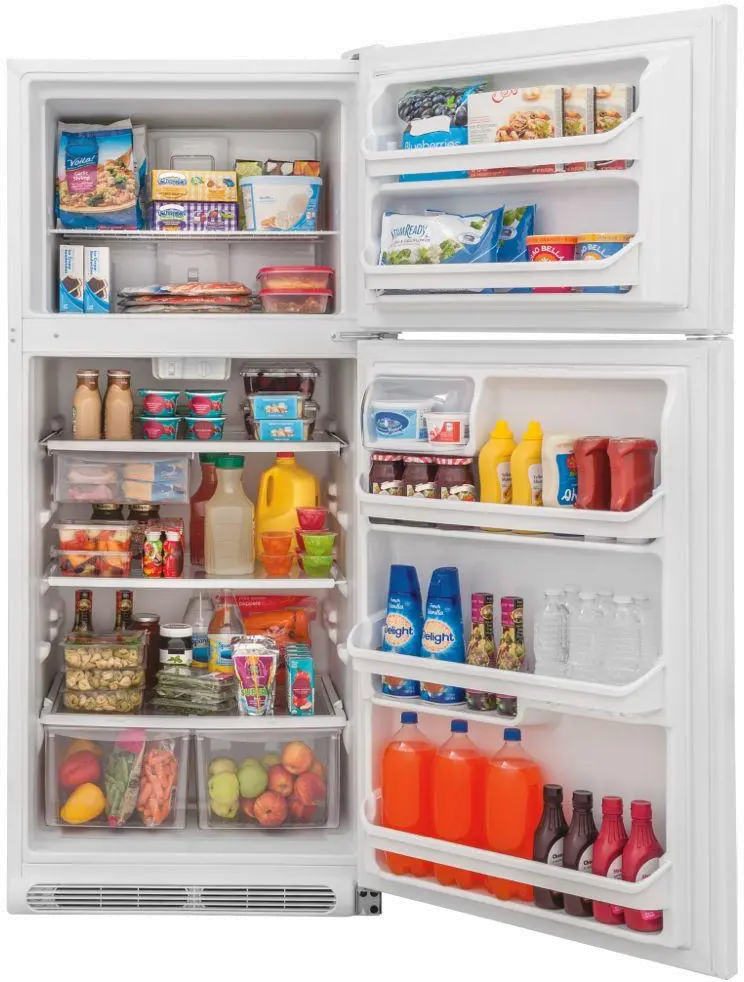 FFTR2021TW Frigidaire 20.4 cu ft Top Freezer Refrigerator - 30 W White-3